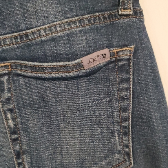 Joe's Jeans Men's Distressed Blue Straight Jeans - Picture 5 of 8